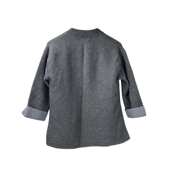 Benedetta B. Size M Merino Wool Cashmere Blend Neck Closure Open Cardigan Italy - Picture 2 of 13